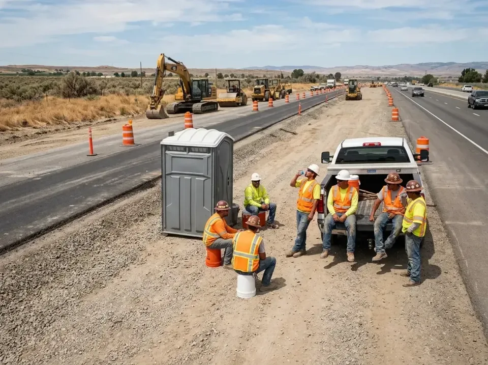 highway-road-construction-crew-007 — frequently asked questions, Porta Potty and Restroom Rentals in El Granada, CA